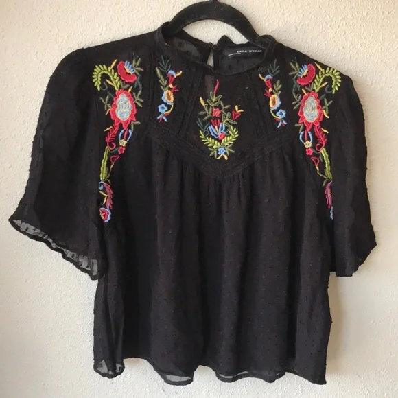 zara plumetis embroidered dress Zara